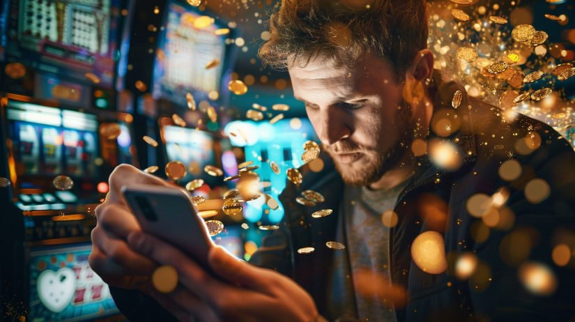 Pengguna dewasa membaca bonus harian